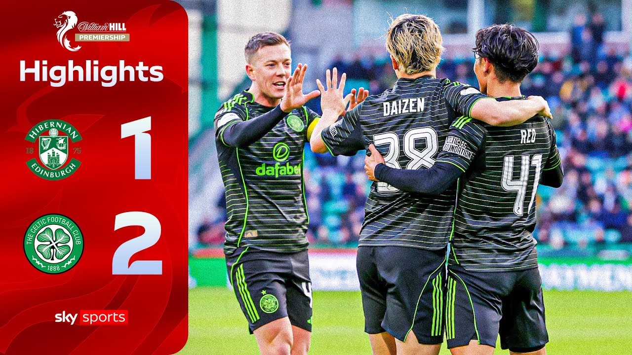 33-second brace fires Celtic BACK into title race! 😰 | Hibernian 1-2 Celtic | SPFL Highlights