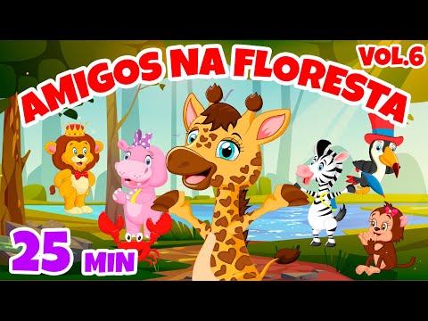 Amigos na Floresta Vol. 6 - Giramille 25 min | Desenho Animado Musical