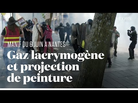 Retraites : Nantes théâtre de tensions lors de la manifestation du 6 juin