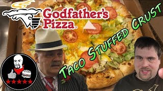 Godfather's Pizza Taco Pizza Stuffed Crust REVIEW