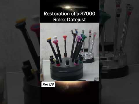 Restoration of a $7000 Rolex Datejust #restoration #clock #watch #restorationclock