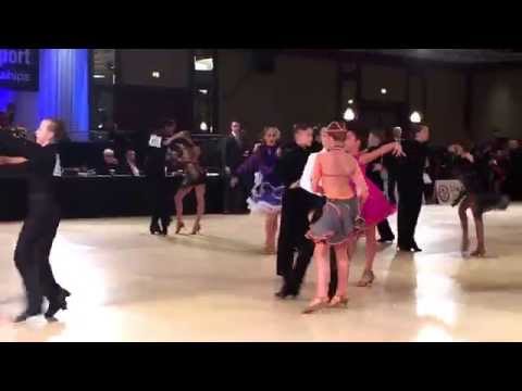 Kristian Evstigneev and Victoria. USA Dance National 2015. J1 latin first round