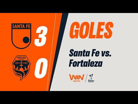 Santa Fe vs. Fortaleza (goals) | Liga BetPlay Dimayor 2025-2 | Quadrangulars - Matchday 2