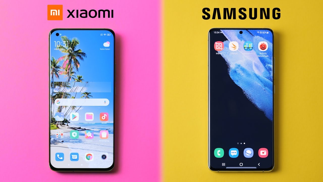 Xiaomi Mi 11 vs Galaxy S21 Ultra! | VERSUS