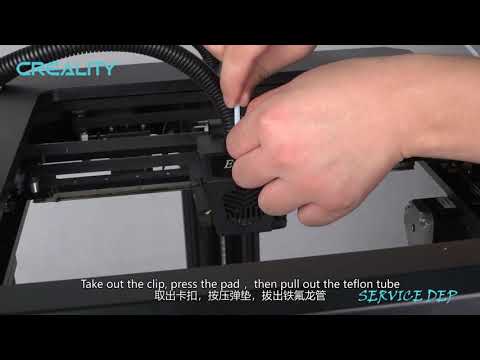 Service tutorial Ender 7 cleaning nozzle throat