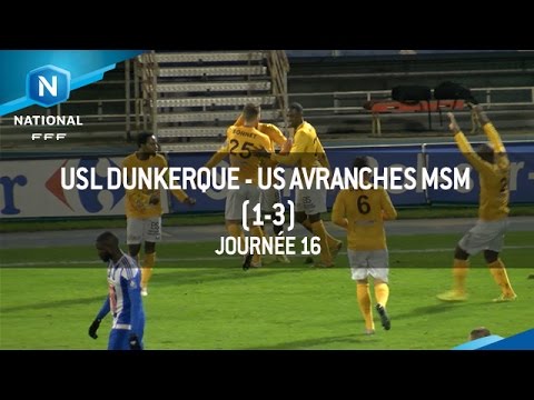 J16 : USL Dunkerque - US Avranches (1-3), le résumé