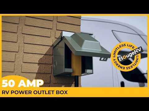 How to Install 50 Amp RV Power Outlet Box| BougeRV