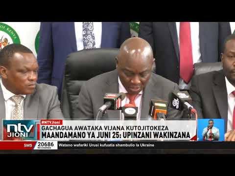 Gachagua aomba vijana wa Gen Z kusalia nyumbani wakati wa maandamano ya Juni 25