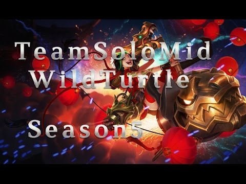 TSM WildTurtle Jinx ADC Penta Kill vs Graves Season 5 Patch 5.4 League of Legends LoL Pro SoloQ