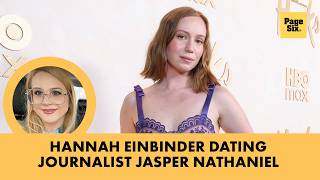 'Hacks' star Hannah Einbinder is dating journalist Jasper Nathaniel, seen 'kissing' at party