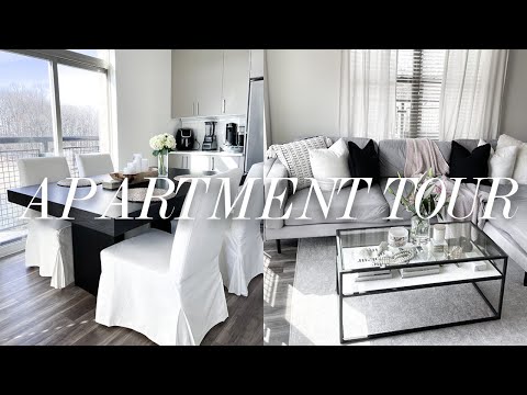 APARTMENT TOUR!!! Modern, Neutral Aesthetic Apartment Decor 2021