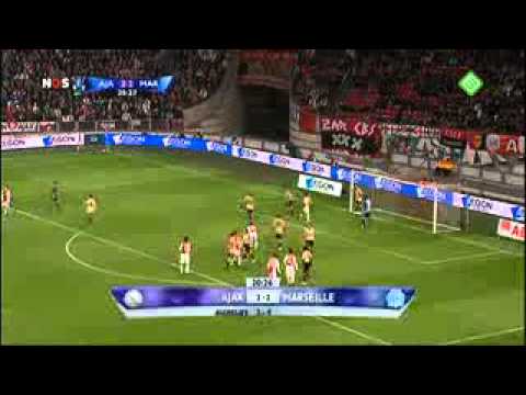Afc Ajax in the UEFA Cup against Olympique Marseille