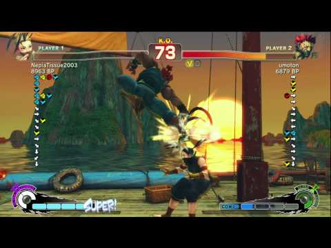 Umoton [Akuma] vs NepiaTissue2003 [Ibuki] SSF4 Japanese Online Ranked Matches -TRUE-HD