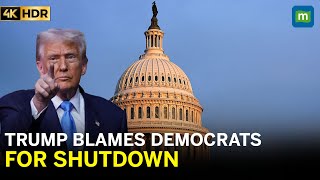 Trump Blames Democrats for U.S. Government Shutdown | Calls for Quick Resolution | 4K | N18G