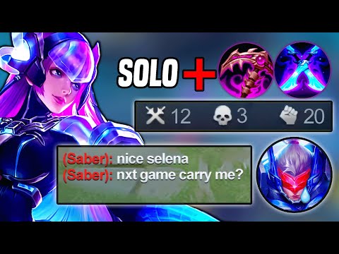 🟡 SOLO RANK? USE THESE ITEM TO WIN EVERY GAME!!! SELENA BEST BUILD | SELENA GAMEPLAY | SELENA COMBO
