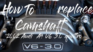 Audi A4 B6 Tutorial HOW TO REPLACE CAMSHAFT SENSOR