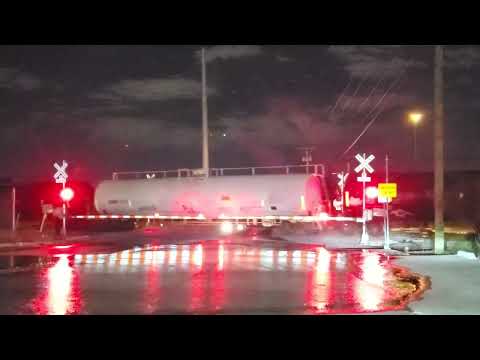 Train Race! Two Westbound UP Freights Racing Through El Paso at Clark Dr.! (Horn Duel!)
