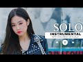 JENNIE - Solo (Official Instrumental with backing vocals) |Lyrics|