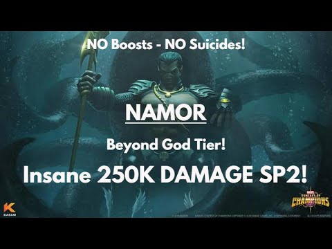 NAMOR (6-Star Rank 3) | Beyond God Tier DAMAGE | MCOC