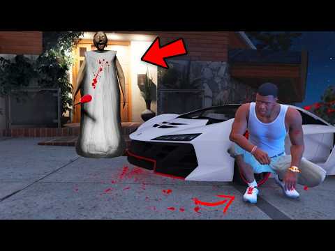 Granny Trying To Kidnap Franklin Shinchan at 12AM | Gta 5 Bangla Gameplay