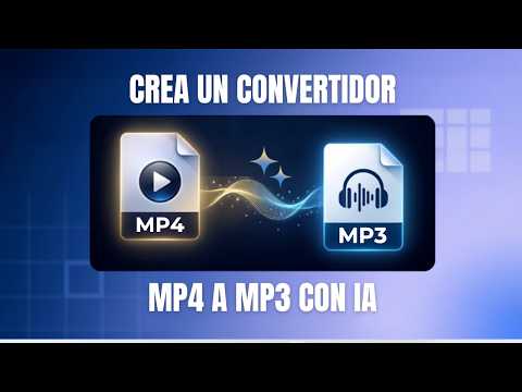 Cómo crear tu propio convertidor de video MP4 a Audio MP3 con IA | Sin programar