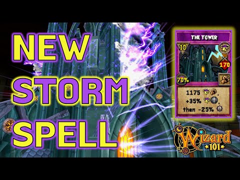 Wizard101 - NEW LEVEL 180 STORM SPELL QUEST!!