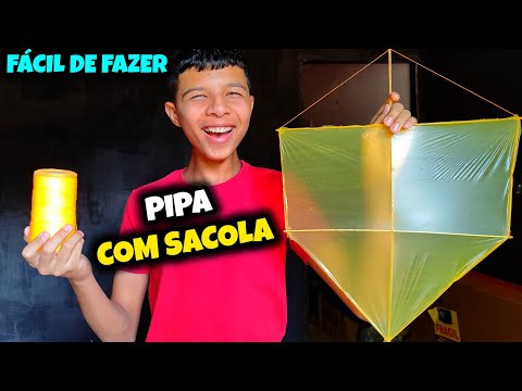 How to Make a Bag Kite - Simple and Fun Step by Step!