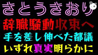 【さとうさおり】辞職騒動収束へ『手を差し伸べた都議いた』いずれ真実明らかに