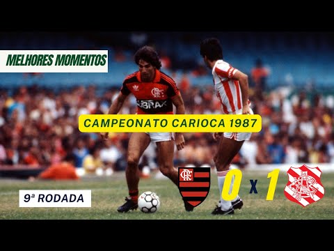 Flamengo 0 x 1 Bangu - (Maracanã) - Campeonato Carioca 1987