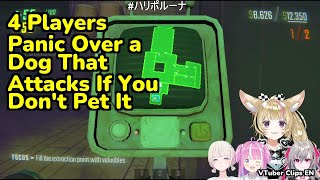 4 Players Panic Over a Dog That Attacks If You Don't Pet It | Omaru Polka