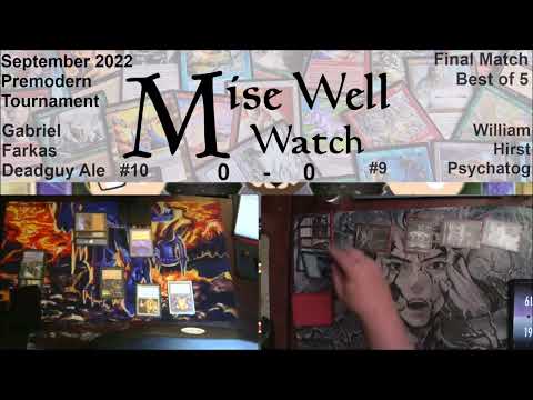 September 2022 Premodern Monthly - Final Match - Deadguy Ale vs Psychatog