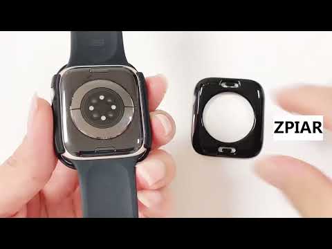 ZPIAR 360° Full Protection Waterproof Apple Watch Series 7 Screen Protector Case