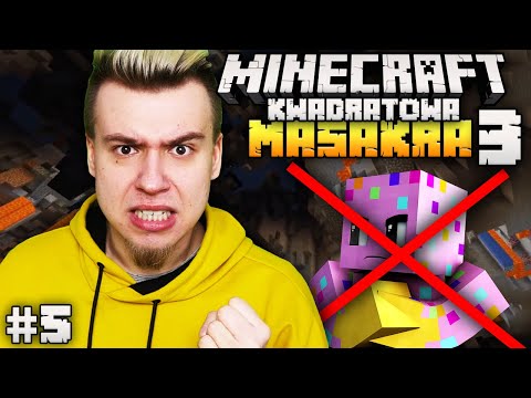 ZOSTAŁEM ZDRADZONY. WIĘC JA I EWRON... Minecraft Kwadratowa Masakra 3 #5