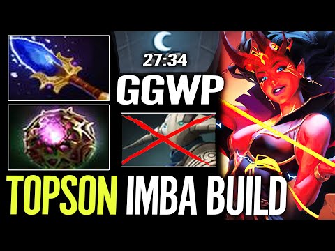 TOPSON [Queen of Pain] The Power Genius Build No Mercy Dota 2