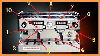 LEARN 10 espresso (coffee) machine parts names & their functions To help you make a good espresso