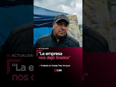 PROTESTA en GRANJA TRES ARROYOS: "ya no sabemos QUÉ HACER"