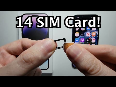 iPhone 14 / Plus / Pro / Pro Max: How to Insert / Remove SIM Card!