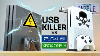 USB Killer vs PS4 Pro &amp; Xbox One S - Instant Death?