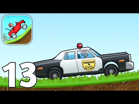 Hill Climb Racing #13 (Police Car) - Gameplay Walkthrough (iOS/Android)