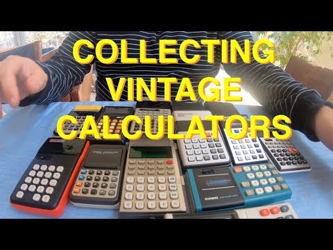 Collecting vintage LED Calculators - Showing some nice examples - Erix Collectables #69