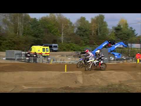 EMX250 Race 1 - Guadagnini compilation passes - Monster Energy MXGP of Flanders 2020