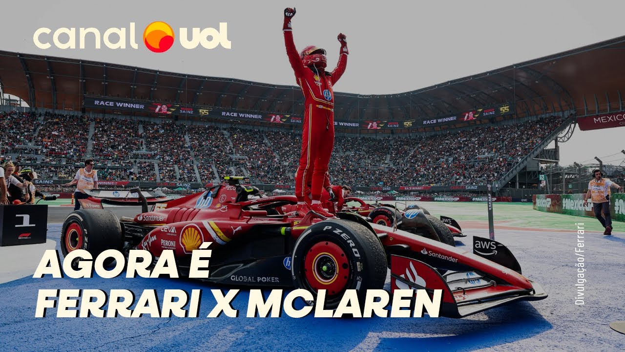 F1: FERRARI ENTRA NA LUTA PELO TÍTULO E VERSTAPPEN É PUNIDO DUAS VEZES NO MÉXICO