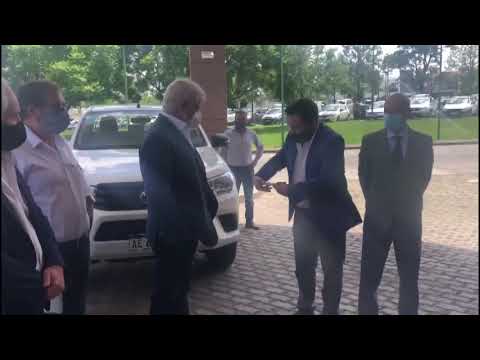 REMSA donó en comodato al Gobierno dos camionetas