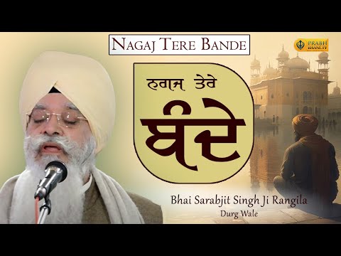 Nagaj Tere Bande | Bhai Sarabjit Singh Ji Rangila Durg Wale | Classical Kirtan | Prabhbaani