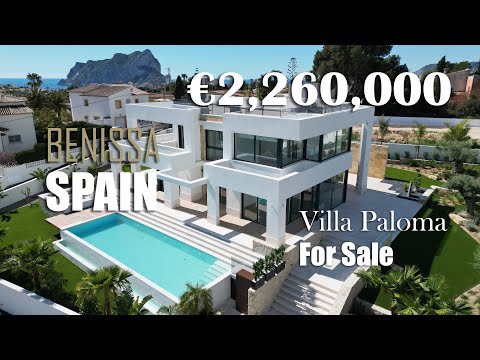 Villa La Paloma 💖 €2,260,000 for sale in La Fustera, Benissa, Spain 🇪🇸 Panoramic sea views