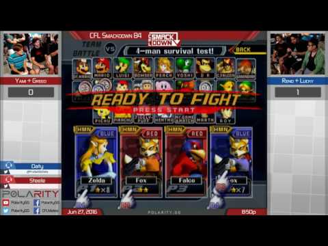 CFL Smackdown 84 Melee Doubles - Yami + Greed vs. Reno + Lucky