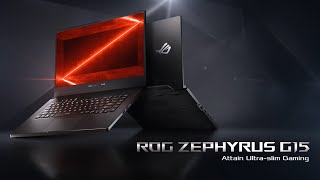 Video 1 of Product ASUS ROG Zephyrus G15 GA502 Gaming Laptop