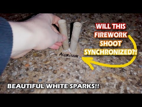Synchronized DOUBLE ACTION FLOWER POT FIREWORKS! |Does it work?