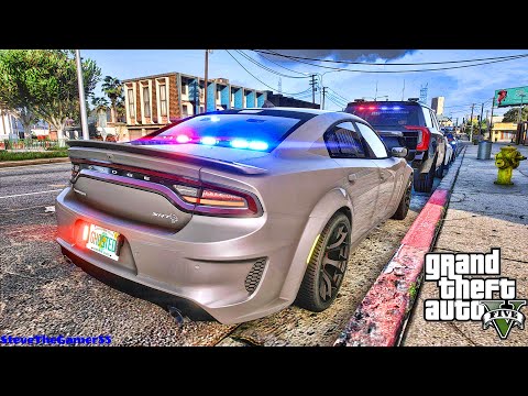 Playing GTA 5 As A POLICE OFFICER Gang Unit Patrol🔥🔥||  GTA 5 Lspdfr Mod|  4K