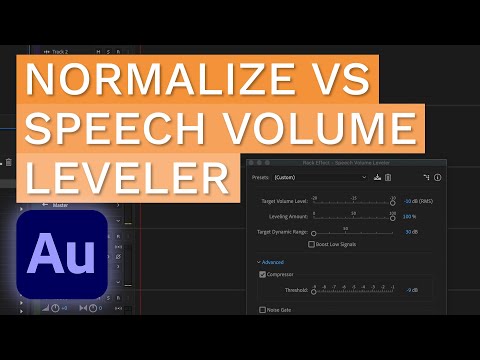 How to Even Out Volume Levels with Normalize and Speech Volume Leveler - Adobe Audition Tutorial